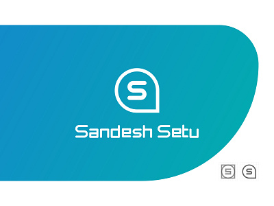 Sandesh Setu Logo app branding design icon logo logo design symbol typography vector web