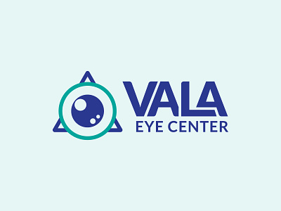 Vala Eye Center Logo Design brand branding design graphicdesign icon logo logo design symbol typography vector