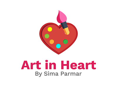 Art In Heart Logo Design