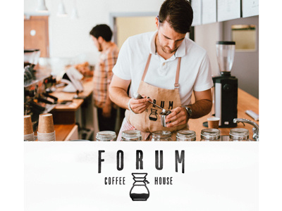 Forum Coffee House Branding branding coffee creation icon logo type