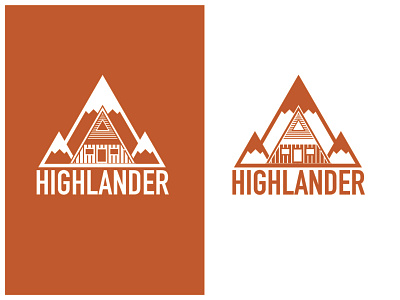 Highlander logo branding design illustration illustrator logo vector