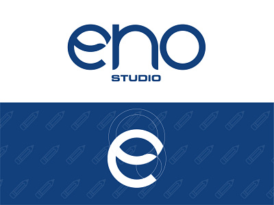 eno studio logo branding design logo vector