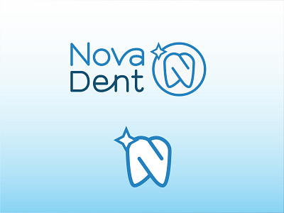 Nova Dent Logo branding design illustration illustrator logo vector