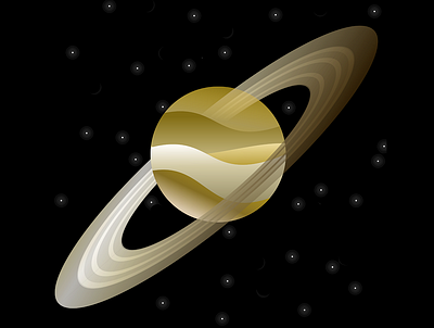 saturn astrology astronomy branding design flat illustration inkscape logo planets saturn ui