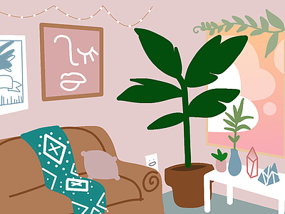 home doodle design flat gimp illustration lifestyle lifestyle illustration