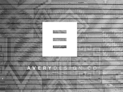 Avery Design logo self promo typography website