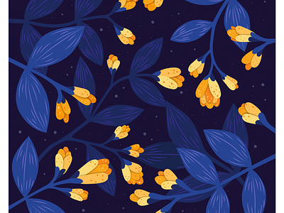 Night Flowers illustration