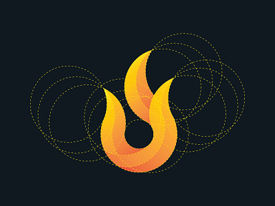 Flame Logo Grid