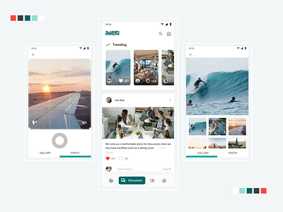 Post and Stories App UI