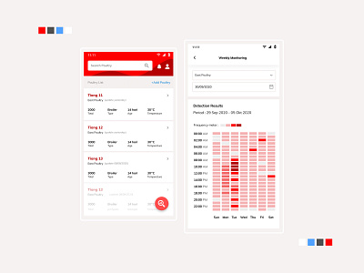 Health Monitor Mobile App UI