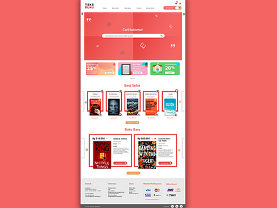 Bookstore UI Website #2 design ui ux web website