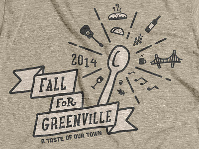 Fallforgreenville 2014 Design Shirt Mockup