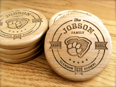 Personal Wooden Coasters