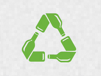 Recycle bottles logo logolounge recycle