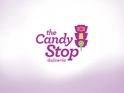 the Candy Stop candy coyoacan light logo mexico city modern stop