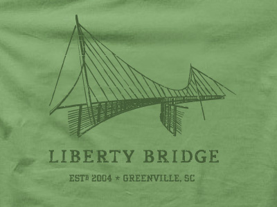 Liberty Bridge Greenville, SC 2004 bridge greenville liberty bridge prince ink sc
