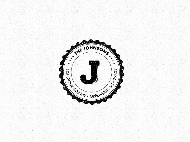 Return Address Stamp By Paul Jobson On Dribbble