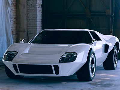 Ford GT 40 Render blender design illustration product render