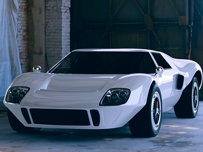 Ford GT 40 Render