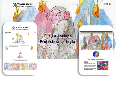 Children illustration books