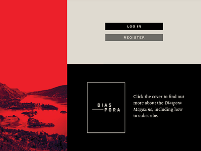 Diaspora on the Web concept design diaspora photography publication registration web