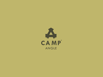Camp Angle logo app art branding design fashion flat icon illustration logo typography