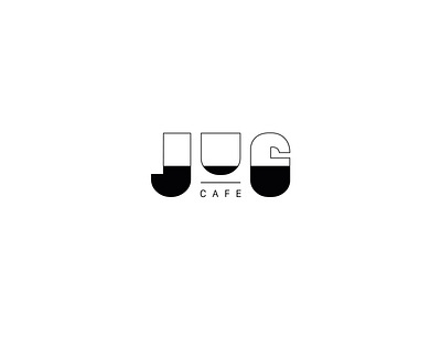 JUG LOGO || cafe black branding cafe coffee design drink illustration logo typography