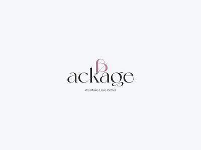 Bacage logo branding elegance gift logo luxury packaging