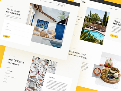 Boutique Hotel UX/UI design