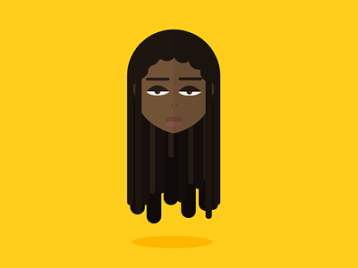 Girl black girl black girl magic design flatdesign girl illustration