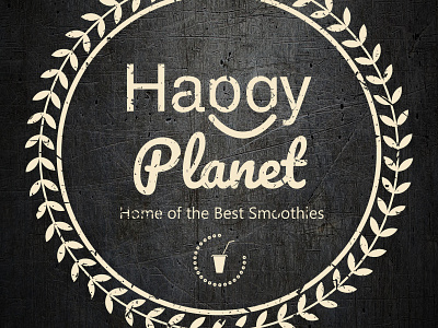 Happy Planet Logo branding design illustration illustrator logo photoshop