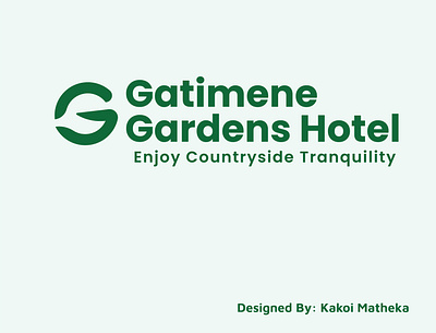 GATIMENE GARDENS BRAND IDENTITY branding design illustration illustrator logo minimal photoshop ui ux vector