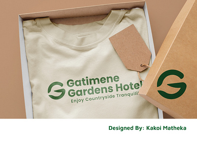 GATIMENE GARDENS LOGO branding design illustration illustrator logo minimal photoshop ui ux vector