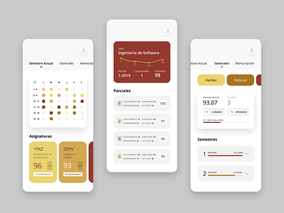 School Management System - App Concept app concept mobile design mobile ui ui ux
