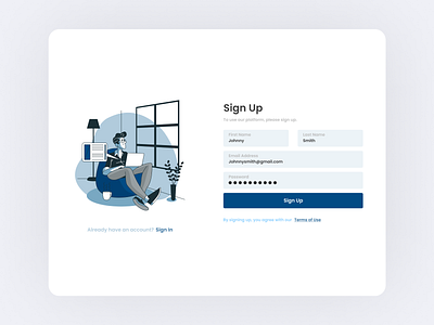 Freelance Web — Login Page Design — UI UX adobe xd design figma fiverr freelance freelance website login login page minimal modern remote sign in sign up ui ui design uiux upwork ux ux design web design