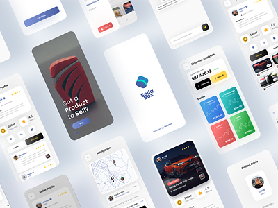 SellaBox — A Mobile Marketplace App Design — Light Mode — UI Kit