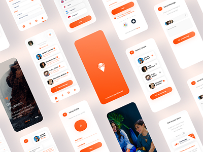 ZoneConnect — An Instant Chat App Design — UI UX — Figma android app design chat app figma fiverr freelance ios landing page messaging app messenger mobile app mobile mockup remote ui ui design uiux upwork ux ux design web design