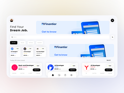 Recruitment & Job Finder Web & Mobile App - UI/UX Design - Figma