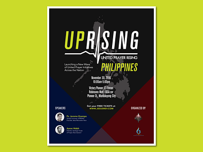 United Prayer Rising Philippines launch poster