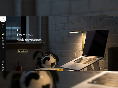 Developer black developer front end laptop web design