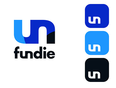 Fundie blue branding fintech logo