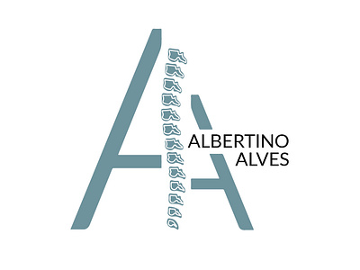 Osteopath Albertino Alves brand design branding design illustration logo logo design typography