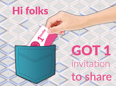 Dribbble Invite Giveaway illustration invitation invite