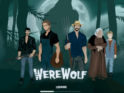 Werewolf 3d animation graphic design logo motion graphics