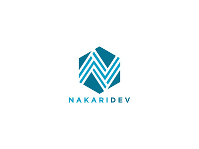 NakariDev branding cleanlogo design development flat icon logo logodesign n n letter logo simple software software development vector