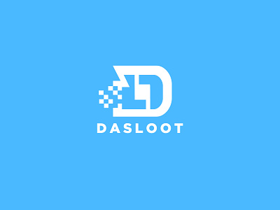 DASLOOT Logo cleanlogo company gamecenter gaming logo logodesign simple startup tech technology technology logo wordmark