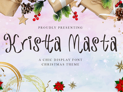 Kristta Masta Font branding designs display font font design graphicdesign handlettering handwritten font logo unique