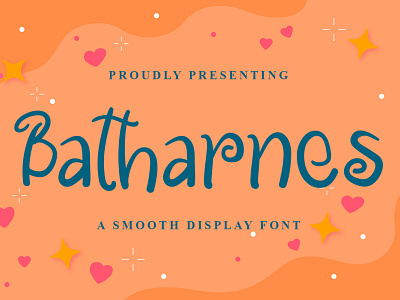 Batharnes Font branding design display font font design graphicdesign handlettering handwritten font logo unique