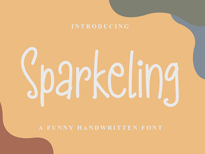 Sparkeling Font branding design display font graphicdesign handlettering handwritten font illustration logo unique