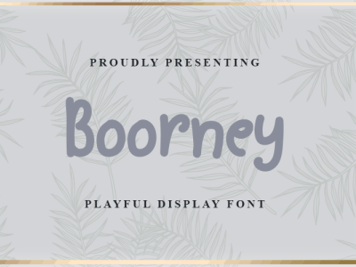 Boorney Font